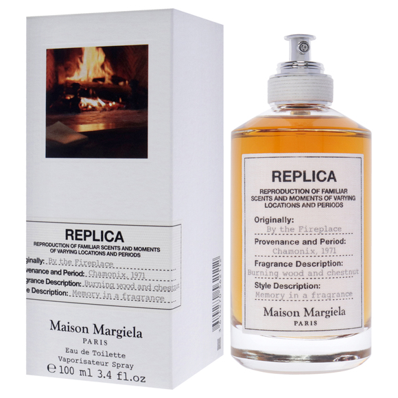 Replica By The Fireplace by Maison Margiela for Unisex - 3.4 oz EDT Spray - Picture 4 of 4